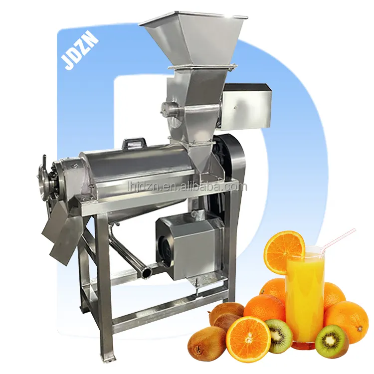 Máquina de despolpamento de purê de frutas/máquina extratora de suco e equipamento de prensagem de parafusos