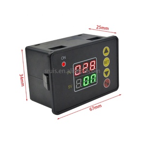 AC 110V 220V 12V relè di ritardo programmabile digitale doppio Display LCD ciclo Timer interruttore di controllo relè di temporizzazione regolabile - Product Image 3