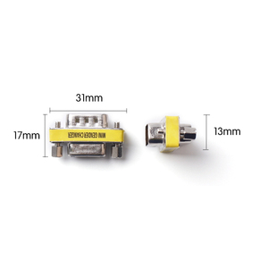 D-Sub 15pin VGA公到VGA母转换器监视器DB15 RGB HDB 15P VGA扩展器连接器适配器 - Product Image 6