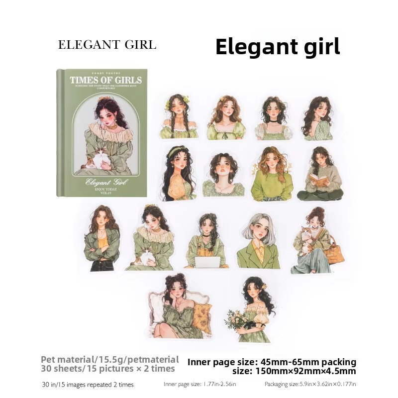 C Ragazza elegante