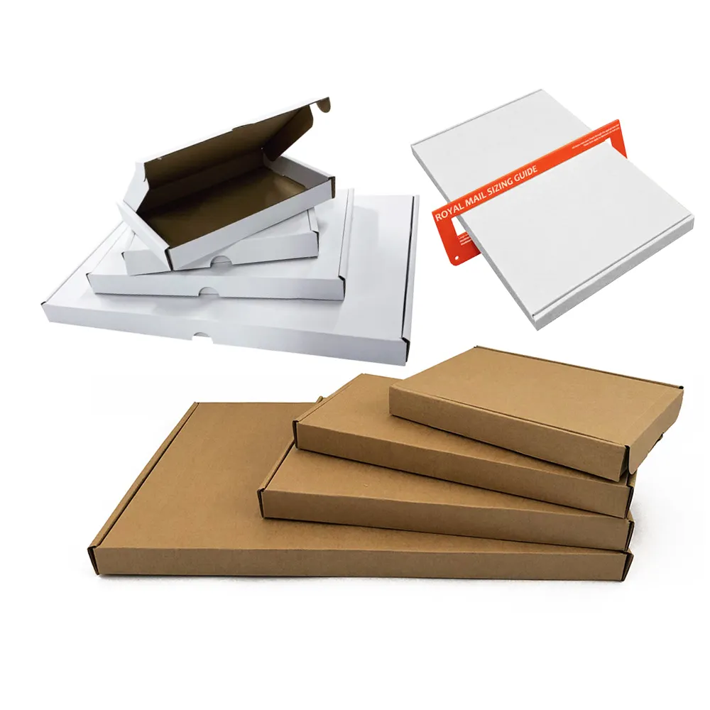 Benutzer definierte Business Posting Lagerung Geschenk C5 Karton Royal Mail Großer Brief PIP Postfächer mit Logo