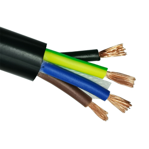Esnek çok çekirdekli kablolar RVV 3*2.5 elektrik kablo tel H05VV-F güç kablosu siyah PVC bakır yalıtımlı PVC ceket teller - Product Image 6