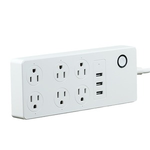 Alta calidad Smart Home Multi-Outlet Power Strip WIFI Conectividad Control remoto Temporizador inteligente Interruptor Enchufes - Product Image 5