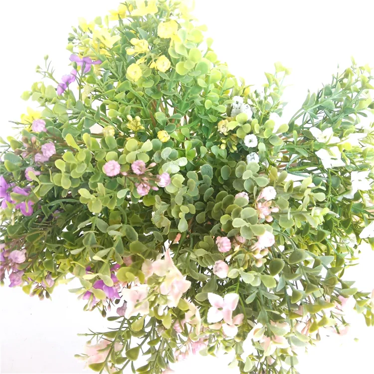 Fiori artificiali di alta qualità Bouquet decorativo fiori finto Babysbreath Bouquet di piante artificiali