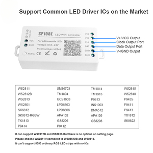 Mini Dmx 512 Wifi RGBW Smart LED Controller per digitale indirizzabile RGB pixel Strip - Product Image 3