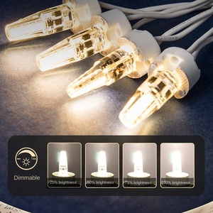 Silikon ampul mısır LED ışık s G4 G6.35 G8 <span class=keywords><strong>G9</strong></span> ampul G4 yüksek Cri80 sıcak beyaz G4 3014SMD Led ışık ampul <span class=keywords><strong>AC</strong></span> DC12V