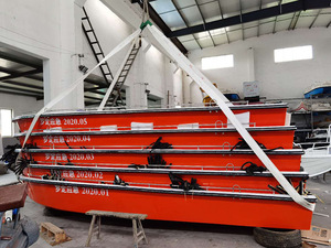Sales Promotion Quality Electric Small Yacht <strong>4m</strong> 5m 6m Fiberglass Assault Boat for Flood Control Rescue Fishing Outboard <strong>Engine</strong>