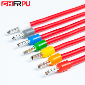 Kablo uç kapağı VE 7508 AWG #20 bakır boru yalıtımlı yüksük bootlace sıkma terminali tel konektörü pin kablo terminali - Product Image 3