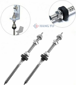 Ticari sınıf kök üst güneş yapısı teneke çatı montaj SUS304 güneş tahta cıvatası çift dişli vida konut güneş çatı için - Product Image 6