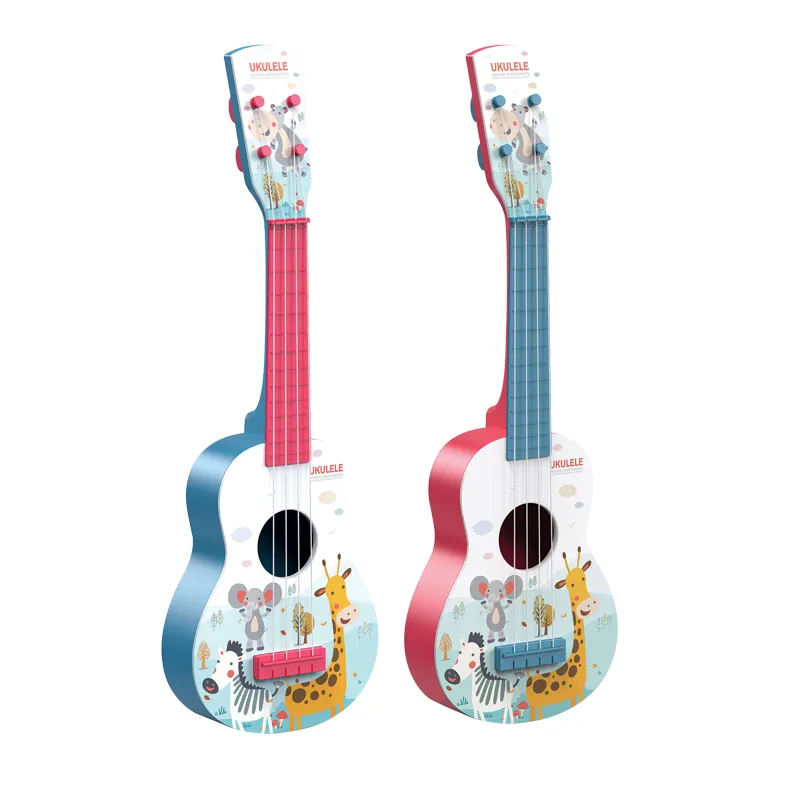 21 "Cartoon animal ukulele mini toy strumenti musicali chitarra per bambini