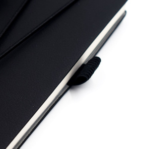 <strong>Custom</strong> A5 Logo Cross <strong>Elastic</strong> <strong>Strap</strong> Soft Leather Cover <strong>Notebook</strong> With Pen Loop Office Factory - Product Image 2