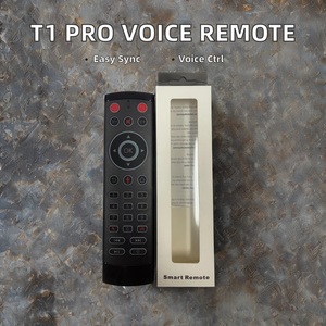 T1 Pro Voice Air Mouse Mini Wireless USB 2.4GHz <strong>Keyboard</strong> With Gyroscope IR Remote Smart <strong>Control</strong> for Android TV Box for Home Use - Product Image 2