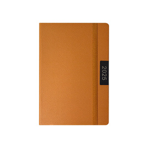 Venta al por mayor personalizado A5 PU diario cuaderno impreso logotipo personalizado diario nota libro 2025 PU cuaderno de cuero con correa elástica