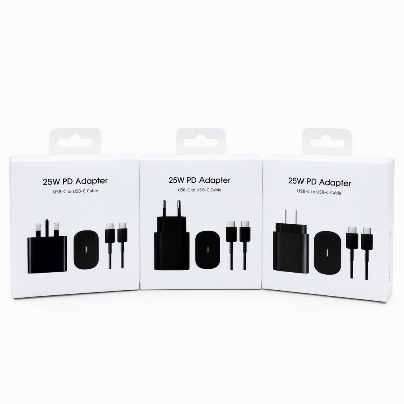 Black 25W charger & cable