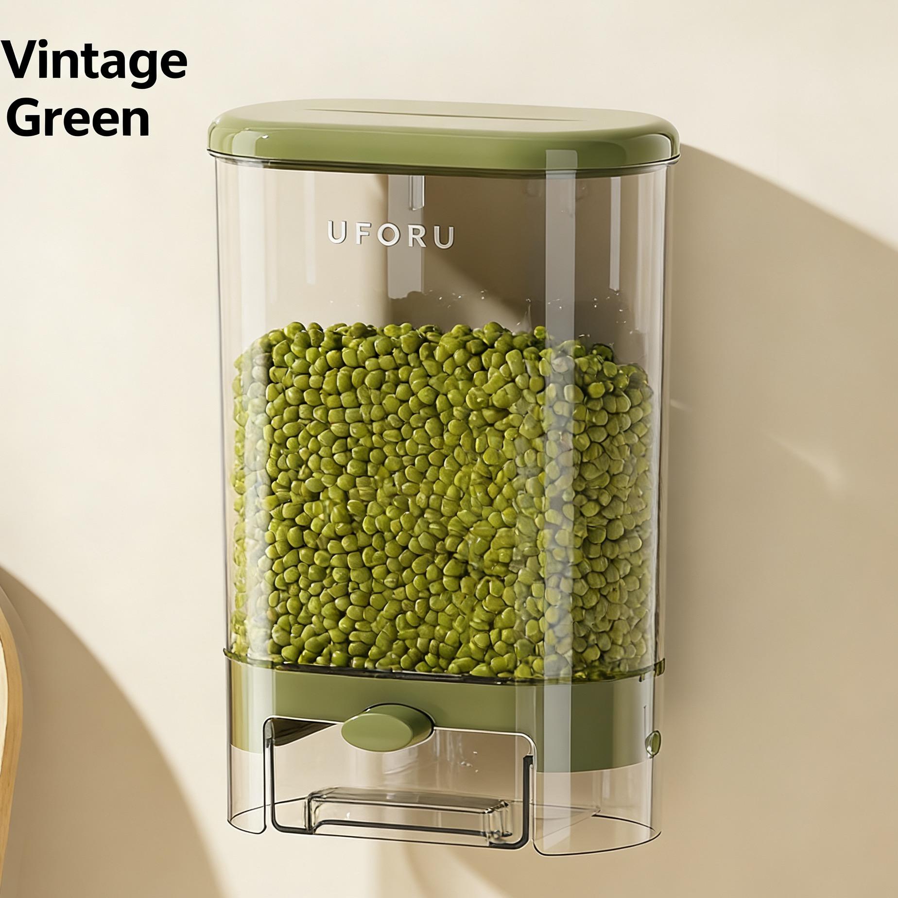 Grande boîte de rangement de perles - vert médiéval