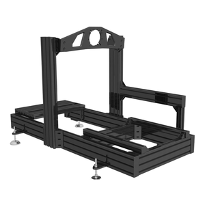 Nuovo Design Sim Racing Cockpit gioco simulatore di guida in alluminio gioco di simulazione sedile semplice ed economico 4040 4080 Sim Racing - Product Image 5
