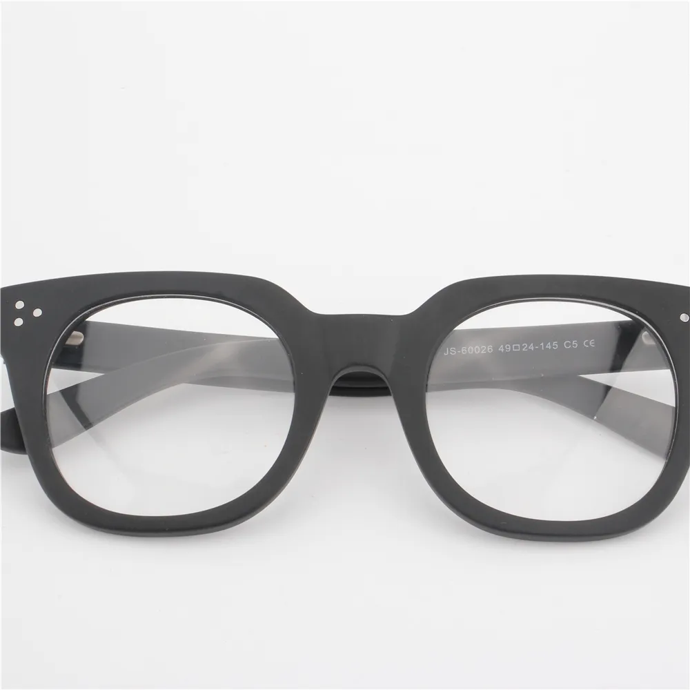 Designer De Luxo JS60026 Redondo De Plástico Leitura Vidros Ópticos Quadros