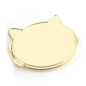 定制印刷DIY化妆镜厂家厂家不同尺寸的袖珍镜猫头造型 - Product Image 1