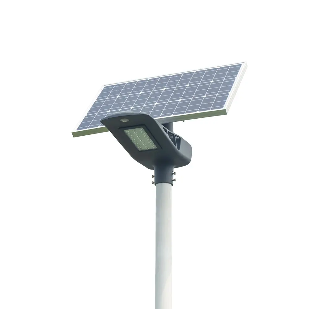 Lampioni ad energia solare prezzo produttore alluminio impermeabile Ip67 20 w30w40w50w60w zone rurali lampade a LED solari