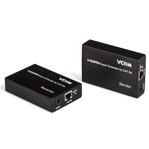 VCOM 1.3V <strong>HDMI</strong> Extender High Quality 3D 1080P Powerline <strong>HDMI</strong> Extender Cat5e for Internet - Product Image 4