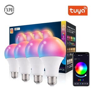 Alexa Google Wifi akıllı ampul uzaktan kumanda 5w E27 LED Tuya akıllı ampul RGB ev ses kontrolü 110-240v PC AC 90 80 GRACE G45 400 - Product Image 3