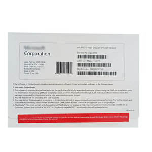 Chính hãng Win <span class=keywords><strong>10</strong></span> Pro 64bit OEM DVD gói đầy đủ gốc OEM Key giấy phép đa ngôn ngữ Phiên Bản 6 tháng đảm bảo không khí vận chuyển - Product Image 3