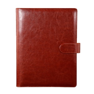 Sản Phẩm Hợp Thời Trang Bán Chạy Bìa Cứng Phía Trước Tùy Chỉnh Bìa Sổ Lập Kế Hoạch Bằng Da 6 Lỗ Bìa Sắp Xếp Sổ Tay A5 - Product Image 3