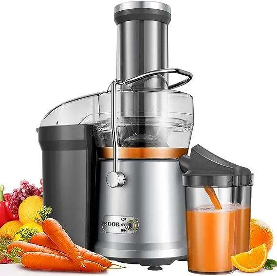3.2 Wide Chute Whole Fruits and Veg Fresh Juicer Extractor 1200W Motor Anti-drip Compact Centrifugal Juicer Machine