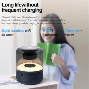 JY02 Speaker Fashion LED Flashing Light BT Speaker Soundbar Portable Speakers Support FM AUX USB TF Card - Product Image 6