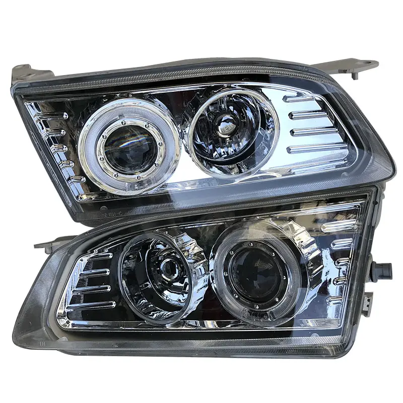 Angel Eyes Corolla faros delanteros de coche para Toyota Corolla 1992 1994 1998 AE110 piezas de carrocería de coche de plástico 12V superior alto 10 Uds