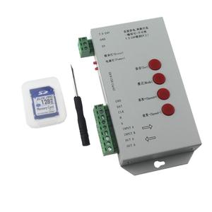 T1000S LED RGB Full Color Pixel Programmabile Controller con Scheda SD DC5V/DC 7.5-24V per WS2811 2801 LPD8806 6803 1903 - Product Image 1