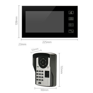 7-Zoll-IPS-Terminal-Relaisausgang Farb video tür zugangs system Gesichts erkennung für Produkte zur Zugangs kontrolle zur Drehkreuz kontrolle - Product Image 2