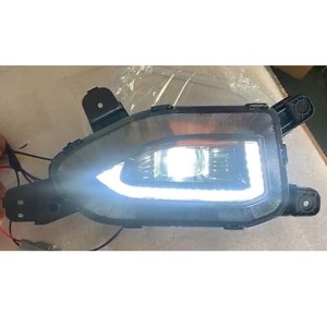 Vücut parçaları araba ön <span class=keywords><strong>led</strong></span> drl gündüz çalışan far <span class=keywords><strong>led</strong></span> sis lambası araba fitment 2017-2019 Hyundai Kona