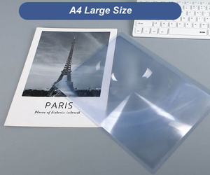 Kính Lúp Đọc Sách Cầm Tay 3X, Kích Thước Lớn, Trang Đầy Đủ, Bằng Nhựa PVC - Product Image 2