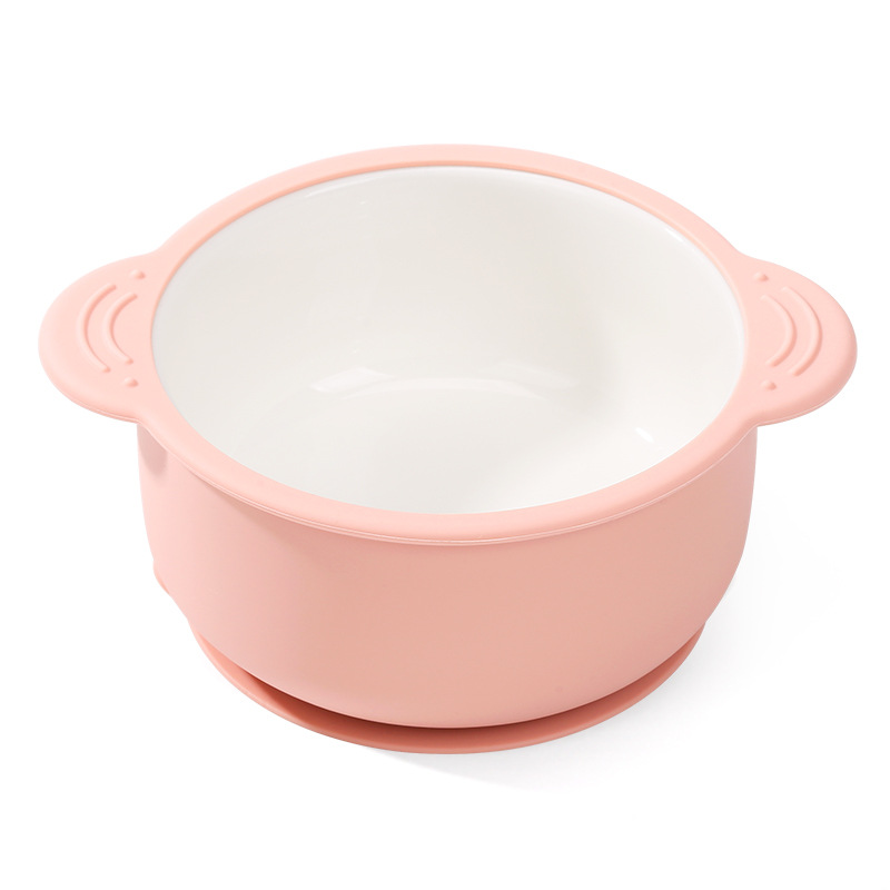 Bol en céramique rose foncé