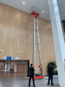 Hot bán 4m đến 18M đôi mast Lift nhỏ điện manlift thủy lực dọc trên không Xây Dựng Công Trình nền tảng thang máy - Product Image 6