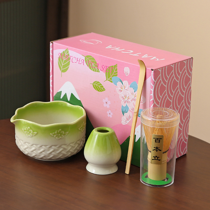 Ensemble de 4 pièces - vert dégradé