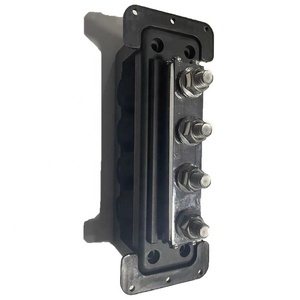 600A 4 Post 3/8 inç bara güç dağıtım bloğu kapaklı bara kırmızı veya siyah renk - Product Image 4