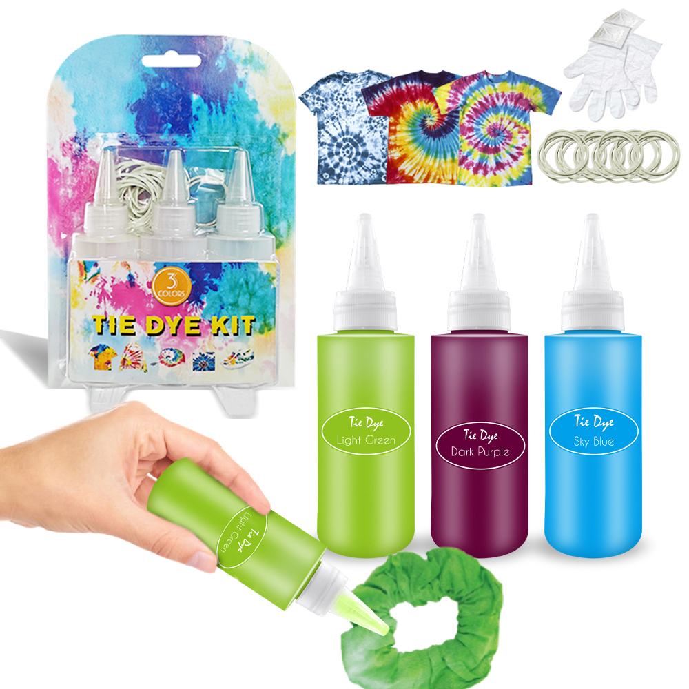 Kit de teinture Tie Dye 3 couleurs