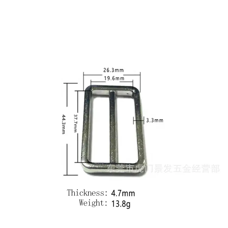 Высокое качество 38 мм цинковый сплав округлые три слайд пряжки металлический Регулируемый тканый ремешок аксессуары для одежды багажа