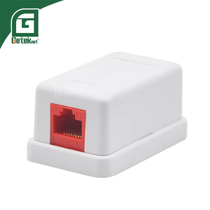 GETEKnet <strong>network</strong> <strong>connection</strong> box Cat 6 6a 5e keystone jack RJ45 <strong>connection</strong> Box Cat6 Cat5e Cat6a Junction surface mount Box - Product Image 1