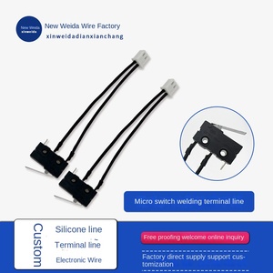 Tek kafa mikro anahtarı Terminal hattı sensörü konnektörü 2.54 DC kafa otomotiv PVC yalıtımlı bakır kablo kablo demeti - Product Image 2