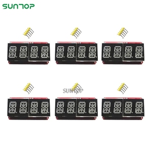 Display a LED rosso e arancione a 14 segmenti da 0.54 pollici con schermo a LED controllo I2C a 4 cifre - Product Image 1