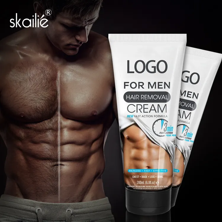 Skailie – crème dépilatoire permanente Unique pour homme, marque privée, fabricants Oem