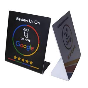 Programmier barer NFC Google Review <span class=keywords><strong>Card</strong></span> Stand-<span class=keywords><strong>125kHz</strong></span> Prox II-Karte, 26/37bit H10301 Chip - Ideal zur Steigerung der Google-Bewertungen