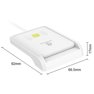ZOWEETEK lettore di carte USB pagamento RFID / NFC lettore di schede scrittore Smart Reader Chip Card per Windows, Mac OS, Linux, Android - Product Image 6