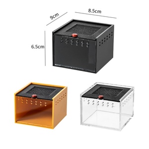 กล่องอะคริลิคแมงมุม Terrarium กล่องเพาะพันธุ์แมลงแมงป่องแมลงปีนเขากล่องให้อาหาร - Product Image 6