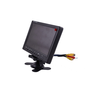 9 Zoll TFT LCD 4CH AV Video Eingang Fahrzeug-Rückfahrmonitore für Auto Bus Lkw mit Sonnenkapuze Sichtbild - Product Image 3