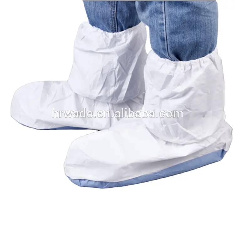 Funda para zapatos de bota desechable, impermeable, larga, con elásticos