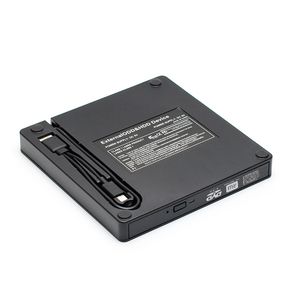 <span class=keywords><strong>USB</strong></span>移动计算机外部DVDRW燃烧器粗斜纹光驱，带光盘阅读器连接，适用于笔记本电脑应用